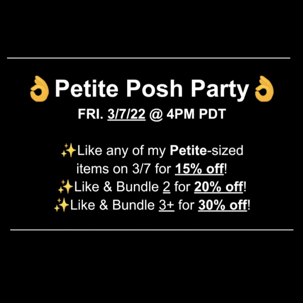 Petite Posh Party 9/8/23